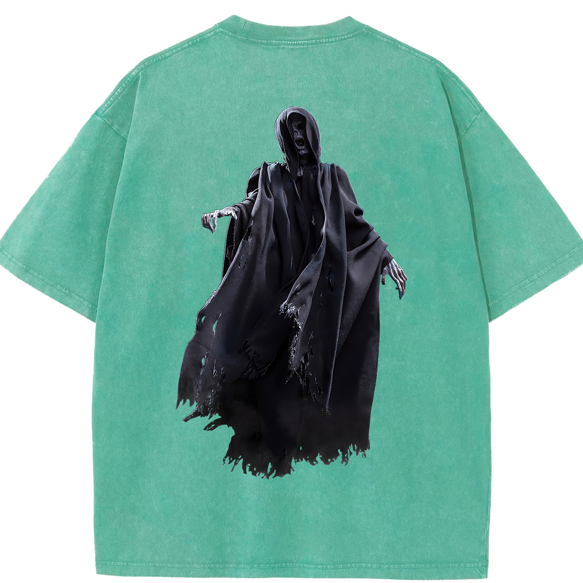 （画像用） Harry Potter ハリー・ポッターシリーズ 綿100% ヴィンテージ風 半袖Tシャツ（背面プリント）